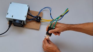 BUILD A DIY SPOT WELDING MACHINE FOR 18650 BATTERY [upl. by Aniretac966]