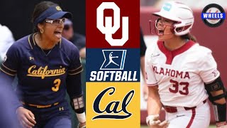 1 Oklahoma vs California  Norman Regional Final  2023 College Softball Highlights [upl. by Dumanian542]