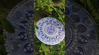 Lippan Art  Lippan Art with Mirror work  Easy and Simple Lippan artsofindia lippanart art [upl. by Naimed987]