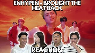 ENHYPEN 엔하이픈 Brought The Heat Back Official MV REACTION [upl. by Gillian]