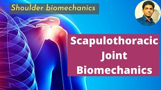 SCAPULOTHORACIC JOINT BIOMECHANICS SHOULDER COMPLEX [upl. by Ebehp]