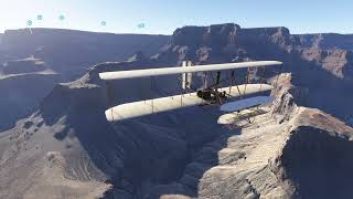 MSFS2024 Fly Wright Flyer around Grand Canyon [upl. by Lynch]