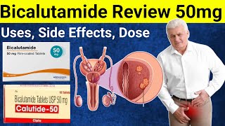 Bicalutamide 50 mg prostate cancer in hindi  Bicalutamide tablets 50 mg  Uses Side Effects Dose [upl. by Nylcaj]