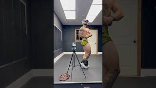 Natural Bodybuilding Posing Practice 2 Weeks From Show Day gym shredded shorts classicphysique [upl. by Weston]