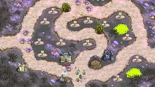 Kingdom Rush  FUNGAL FOREST veteran campaign [upl. by Tammi54]