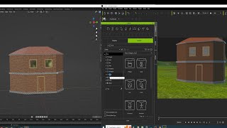 Creating custom buildings props for iclone 8 from blender [upl. by Llevram]