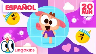 ¡A MOVERSE 💪 Canciones infantiles para bailar  Lingokids en español [upl. by Sirromed]