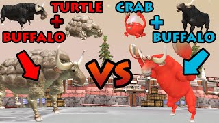 Bufftle vs Buffrab  Hybrid Beast Arena S3E6  SPORE [upl. by Adiuqram]