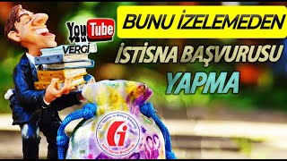 İstisna Belgesi Başvuruları ve Bağkur Konusunda Her Şey  Bu videoyu izlemeden başvuru yapmayın [upl. by Muller863]