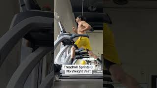 Treadmill Sprints Conditioning Workout  Weight Vest Workout [upl. by Noicnecsa]