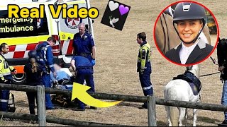 Huge Accident Horse Rider Georgie Campbell 37 Dies in Horse Accident at Bicton Horse Trial Devon [upl. by Dowdell]