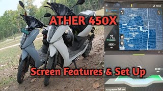 Ather 450X Gen 3 Hidden Features  Ather 450X Display Settings in Details [upl. by Brandais]