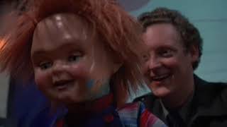 Childs play 3 Andy amp Dasilva chases after chucky into a carnival scene [upl. by Nylcsoj708]