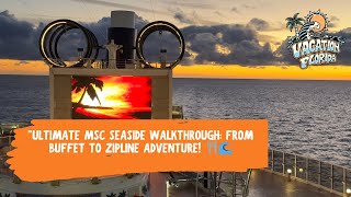 Experience the Ultimate Cruise MSC Seaside Ship Tour 2024 4K [upl. by Alissa]