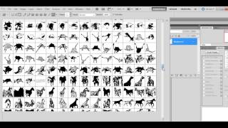 Load 1000s of shapes into Photoshop in seconds tutorial [upl. by Ettenahc906]