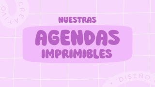 AGENDAS 2025  PDF imprimible  Agenda diaria semana a la vista semanal  HYGGECREATIVO [upl. by Ameh]