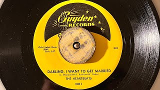 The Heartbeats quot Darling I Want To Get Married quot 1959 last recording as the Heartbeats  Doo wop [upl. by Eardna]