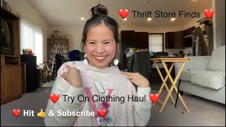 THRIFT STORE FINDS TRY ON CLOTHING HAUL ADIDAS VICTORIAS SECRET CALVIN KLEIN NIKE amp MORE [upl. by Ameerahs582]