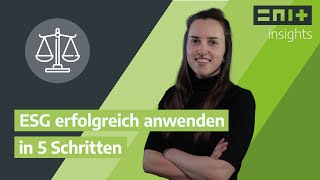 ESG und CSRD erfolgreich anwenden 5 Schritte zur nachhaltigen Unternehmensstrategie [upl. by Hgielhsa]