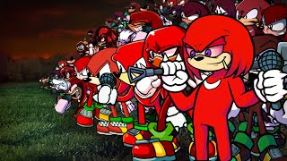 Knuckles Evolution in Friday Night Funkin [upl. by Saixela]