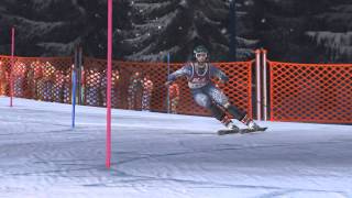 Lets play Wintergames  Ski Alpin Racing 2007  03  Slalom mit Bode Miller [upl. by Seravaj]