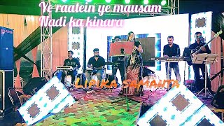 saxophone music  ye raatein ye mousam  lipika samanta live stage istrumental [upl. by Teevens]