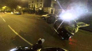 Vespa GTS 300 Wheelie bikelife bikelifeuk islington [upl. by Bor]