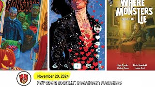 NEW COMIC BOOKS FROM INDEPENDENT PUBLISHERS November 20 2024 [upl. by Aibonez]