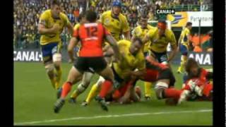 Rugby TOP14 Semi Final 2010 2 Clermont vs Toulon  Highlights of the 2sd HT [upl. by Balch]