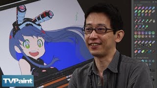 We met animator Takafumi Hori at Trigger studio  TVPaint interview [upl. by Feeley]