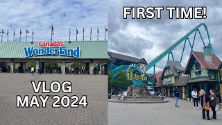 Canadas Wonderland May 2024 Vlog [upl. by Naasar]