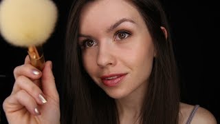 ASMR  Face Brushing to Help You Destress ❤️ Personal Attention  Ear to Ear Whispering [upl. by Jaco]