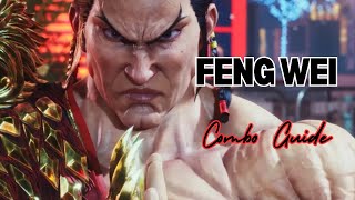 Feng Wei Combo Guide  Tekken 8 [upl. by Yahska907]