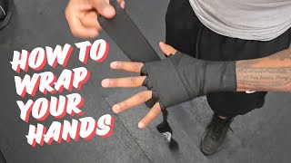 2 Easy Ways To Wrap Your Hands For Boxing [upl. by Leake973]