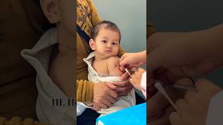 Cutebaby 👯 Baby injection push vedio 😱 baby cute injection shots crying [upl. by Isidro]