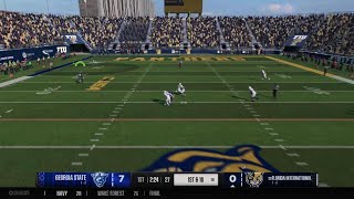 Jenkins finds Maurice Jr for the 50 yd blown coverage TD vs Georgia State [upl. by Stroup99]