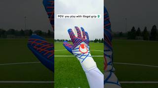 THIS GRIP 😳 goalkeeper goalkeepertraining [upl. by Follansbee]