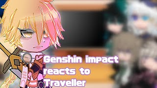 ‼️ 🩷 Genshin impact reacts to Traveller Angst 😭⁉️  XxJustHeather  Aether Angst 🥹  ‼️❤️‼️ [upl. by Emerson740]