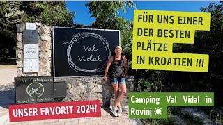 Mini Camping in Rovinj  Val Vidal an Istriens Küste🚐💨☀️ [upl. by Bulley262]