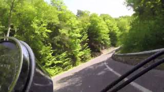 A motorcycle ride down Cedarvale road 13 curves Marcellus NY [upl. by Avehsile904]