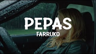 Farruko  Pepas Lyrics  Rain ASMR [upl. by Dnalyag976]