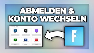 Fortnite ACCOUNT abmelden  ausloggen amp Konto wechseln PS Xbox Switch  Tutorial [upl. by Mcdonald]