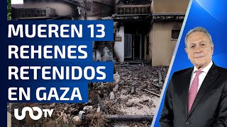 Israel bombardea Gaza pese a la presencia de rehenes [upl. by Leila]