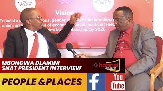 Mbongwa Dlamini Interview  People amp Places Live  SNAT amp Current Affairs discussion [upl. by Namijneb]