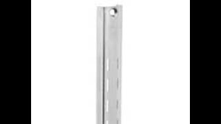 KnapeampVogt KV85A Anochrome Double Slotted Heavy Duty Shelf Standard [upl. by Clie]