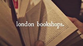 a london bookshop tour [upl. by Amerd]