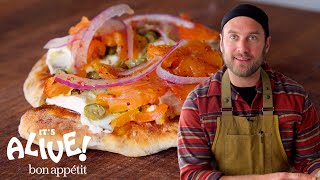 Brad Makes Gravlax Cured Salmon  Its Alive  Bon Appétit [upl. by Aisena]