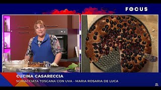 Cucina del cuore schiacciata alla toscana con luva [upl. by Otilegna]