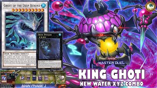 NEW Ghoti Deck Profile 2024  Abyss WATER XYZ COMBO the Deep Beyond YuGiOh MASTER DUEL [upl. by Konopka]