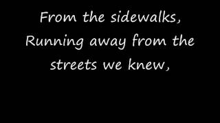 Story Of The Year Sidewalks Lyrics [upl. by Llewoh]